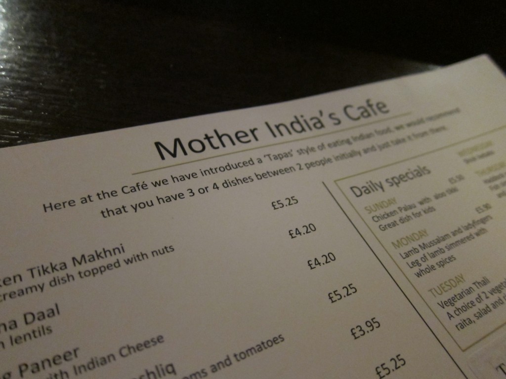 Mother India's Cafe