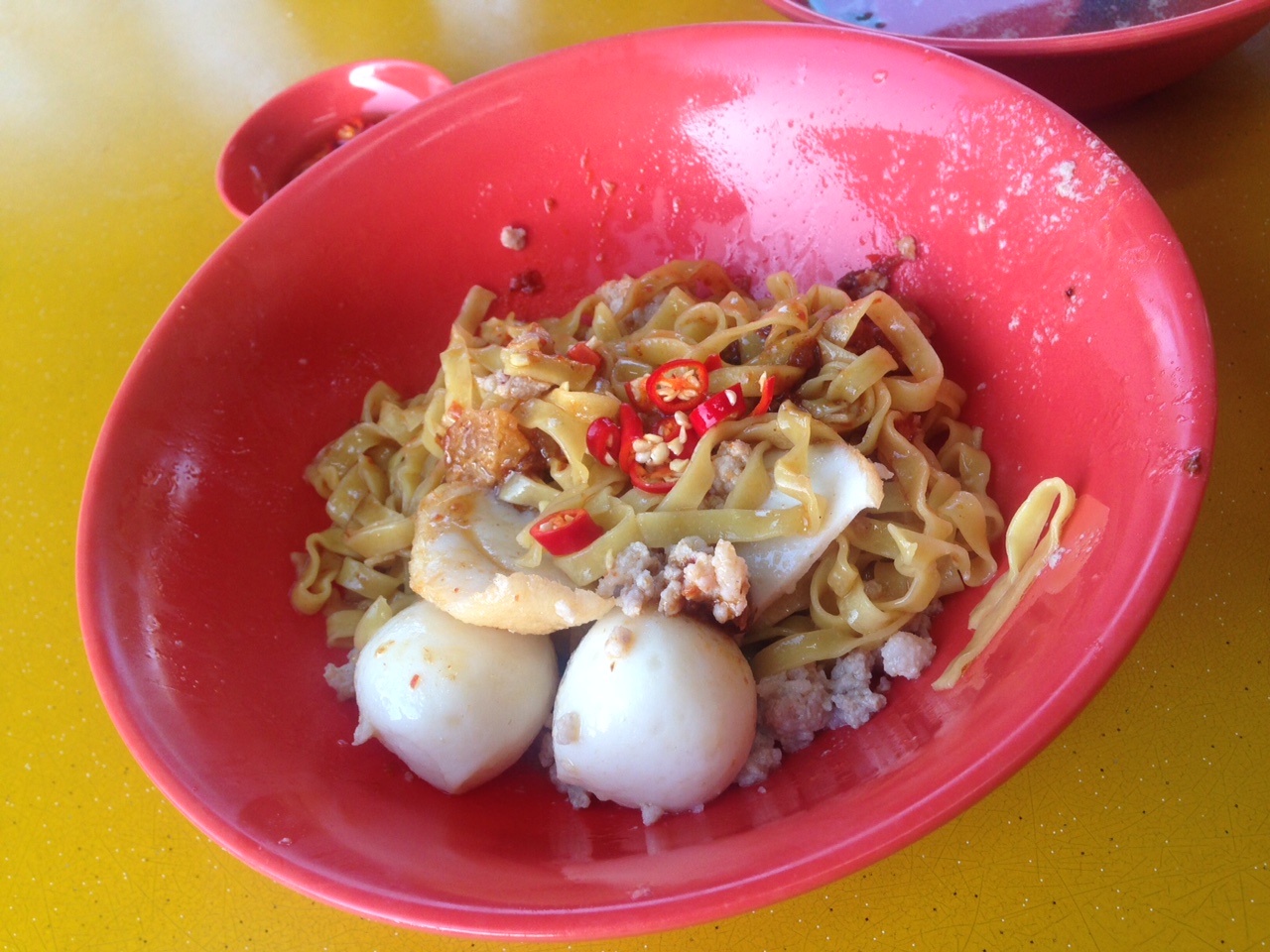 Ah Lim Jln Tua Kong Branch Mee Pok Singapore A Spicy Noodle War
